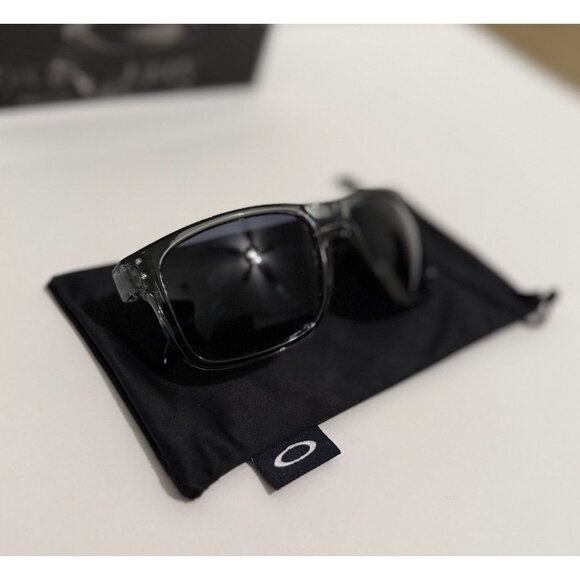 Oakley Holbrook Smoke Gray Frame 9102 Black Lenses - Picture 5 of 7